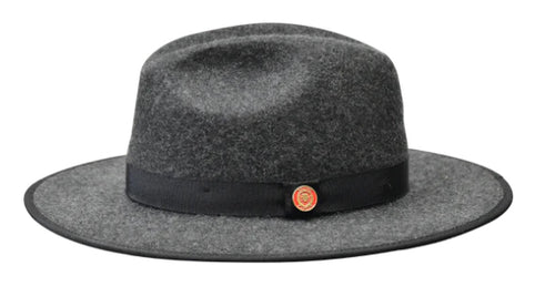 MONARCH COLOR BOTTOM WIDE BRIM FEDORA HAT