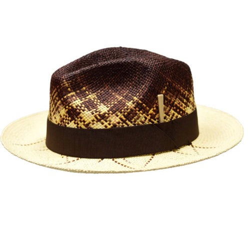 RAFI NATURAL STRAW FEDORA HAT