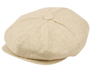 Linen Newsboy caps